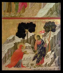 Maesta : Noli Me Tangere, 1308-11